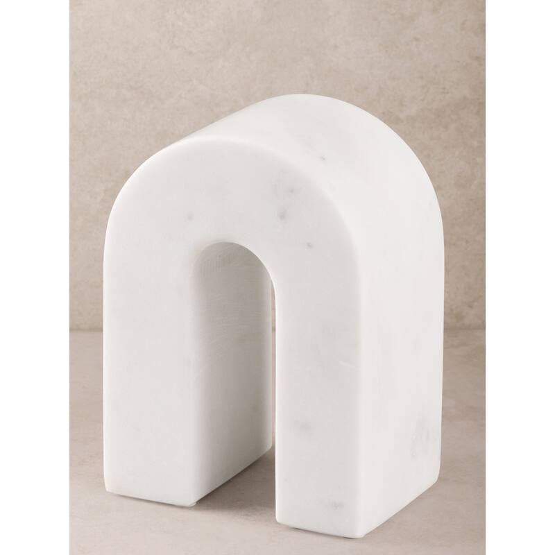 Quest Marble Decorative Object - White