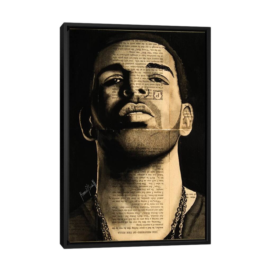 iCanvas "Drake" by Ahmad Shariff Framed