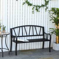 Buy Metal Outdoor Benches Online At Overstock Our Best Patio Furniture Deals