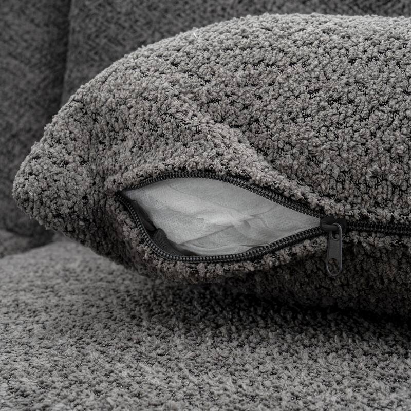 143.7inch Upholstered Sofa Free-combined Sofa Couch