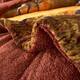 3-Piece Floral Printed Sherpa-Backing Reversible Comforter Set
