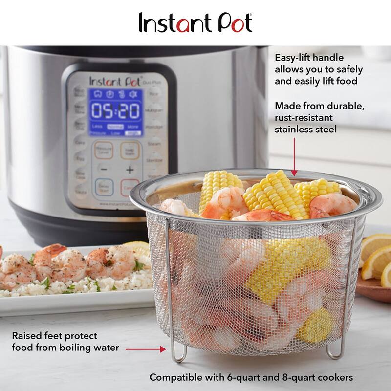 Instant Pot Official Large Mesh Steamer Basket