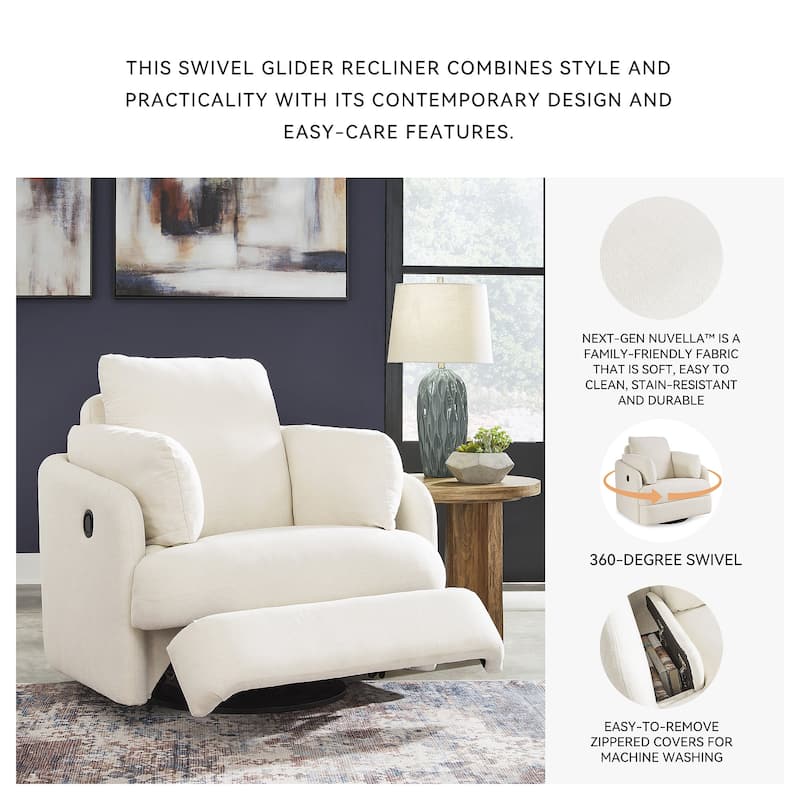 Signature Design by Ashley Modmax Swivel Glider Recliner