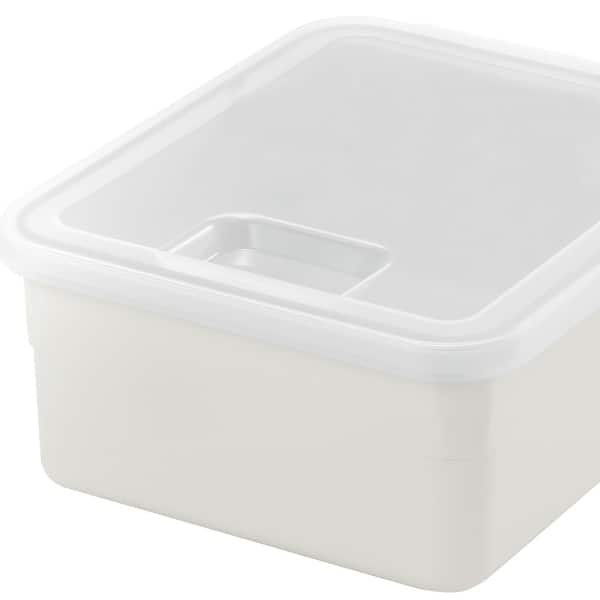 Richell Pet Stuff Container Small, Lid with Hinge for Food or Toy