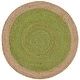 preview thumbnail 26 of 66, SAFAVIEH Handmade Natural Fiber Charlyne Bordered Round Jute Rug