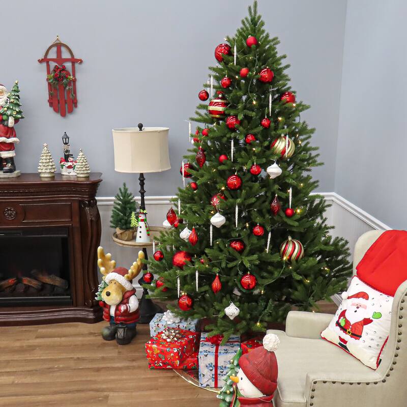 National Tree Company 7.5 ft. Feel-Real Norway Hinged Tree - 7.5 Foot