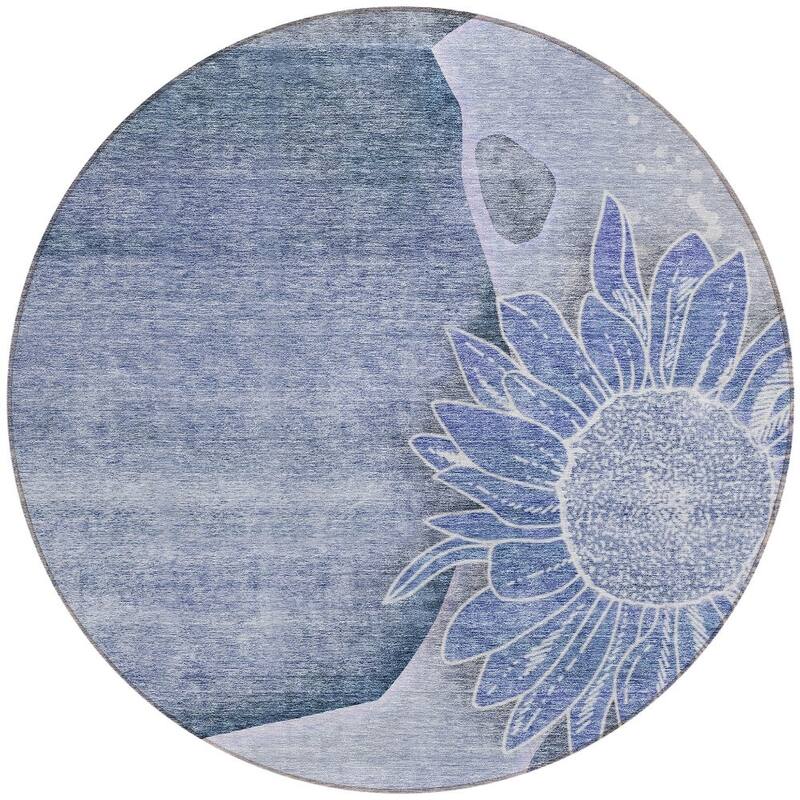 HomeRoots Floral Transitional Rectangle Outdoor Rug