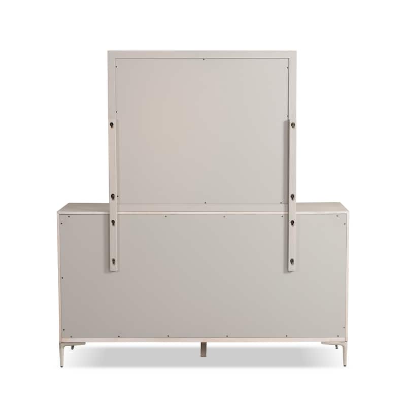 Furniture of America Fable Modern 5-Piece Solid Wood Panel Bedroom Set