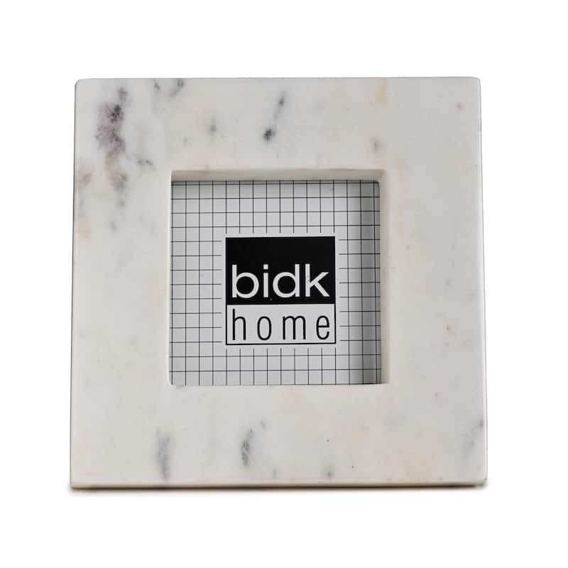 Marble Frame White 3.5 X 3.5 - WHITE