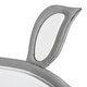 preview thumbnail 45 of 57, Rabbit-Shaped Velvet Platform Bed Frame with Trundle & LED Lights