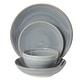 preview thumbnail 40 of 59, Gibson Home Stonebury 16 Piece Plates and Bowls - Handpainted Stoneware Dinnerware Set - Service for 4