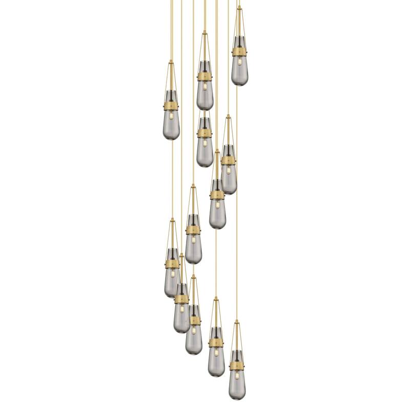 Innovations Lighting 126-452-1P-21-24 Milan Pendant Milan 12 Light 24"
