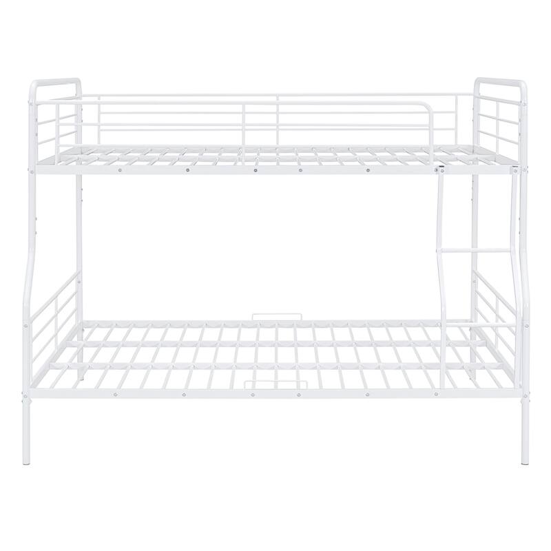 Full XL Over Queen Size Metal Bunk Bed