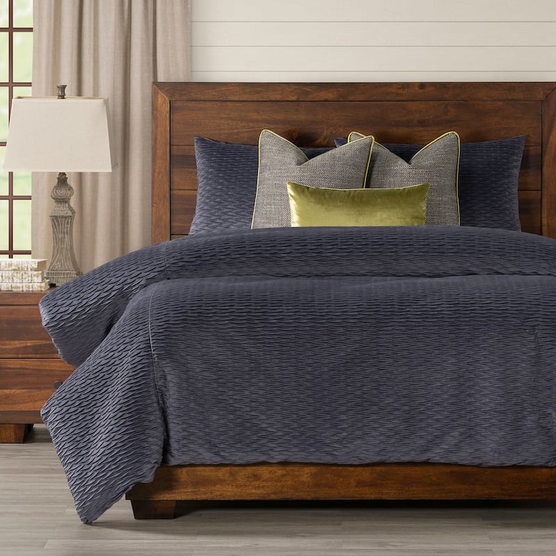 Smithsonian Fluctuate Duvet Set - Fluctuate Bluestone - King - 7 Piece