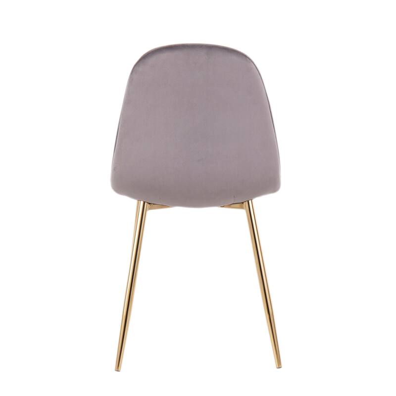 Silver Orchid Stone Gold Dining Chair - Set of 2