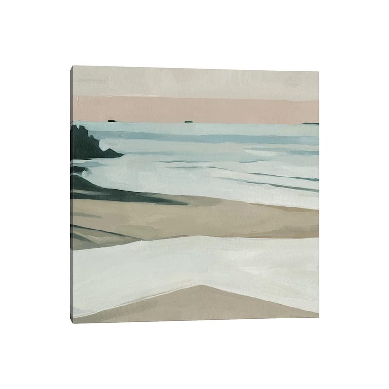 iCanvas "Coastal Lines II" by Emma Scarvey Canvas Print