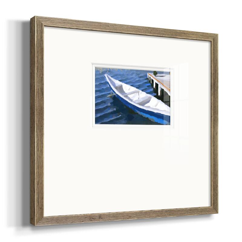 Colorful Rowboat IVPremium Framed Print