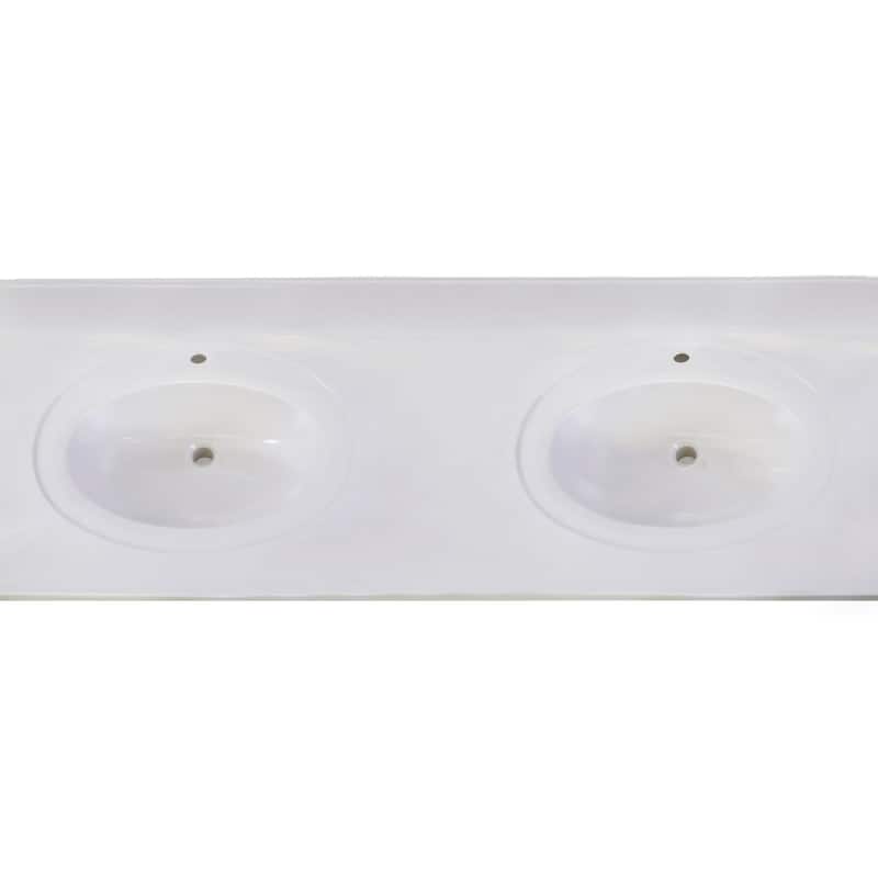 Design House 214874 Concord 60" Free Standing Double Basin Vanity Set