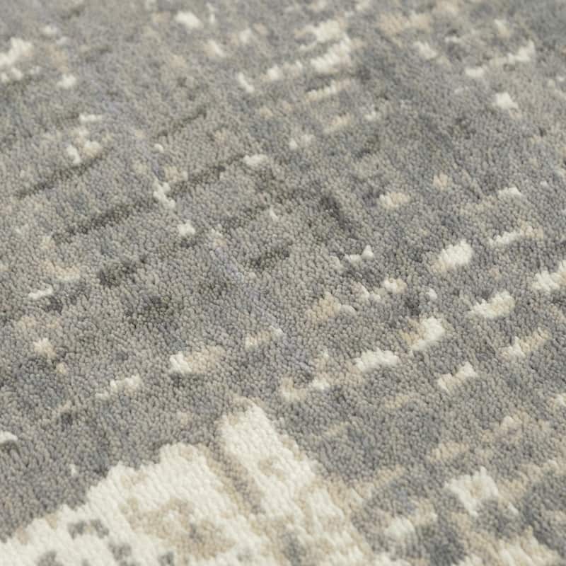 Alora Decor Aurora Transitional Gray Wool/Tencel Area Rug
