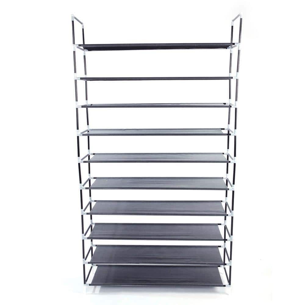 10-tier Non-woven Fabric Shoe Rack