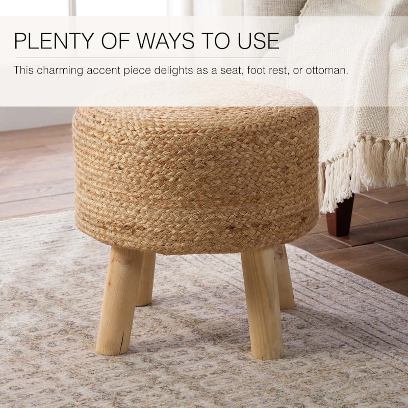 Thora Handmade Jute Stool