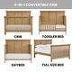 preview thumbnail 6 of 26, Soho Baby Mystic 4 in1 Convertible Crib