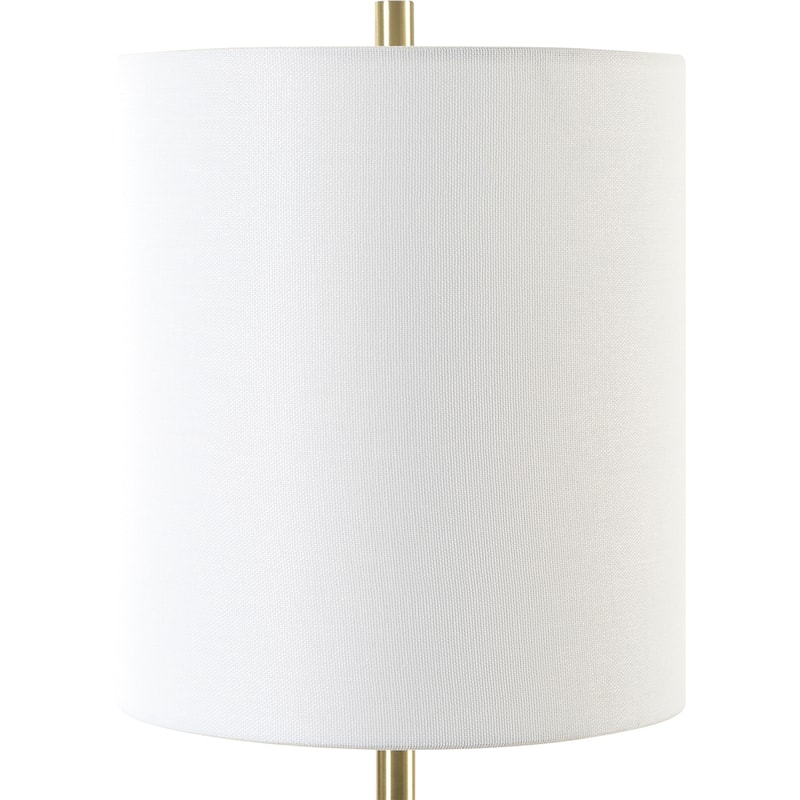 Uttermost Enigma Teal Blue Glass Buffet Lamp - 20'' H X 9'' W X 9'' D