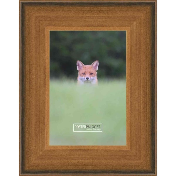 15x23 Contemporary Gold Complete Wood Picture Frame with UV Acrylic ...