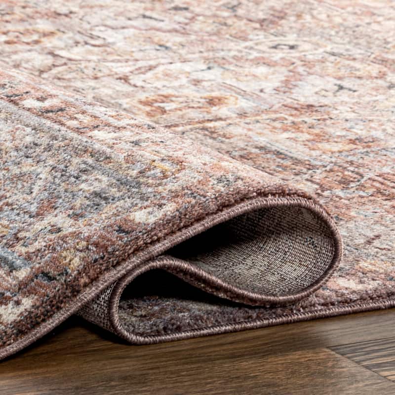 Nuloom Philippa Traditional Medallion Fringe Area Rug