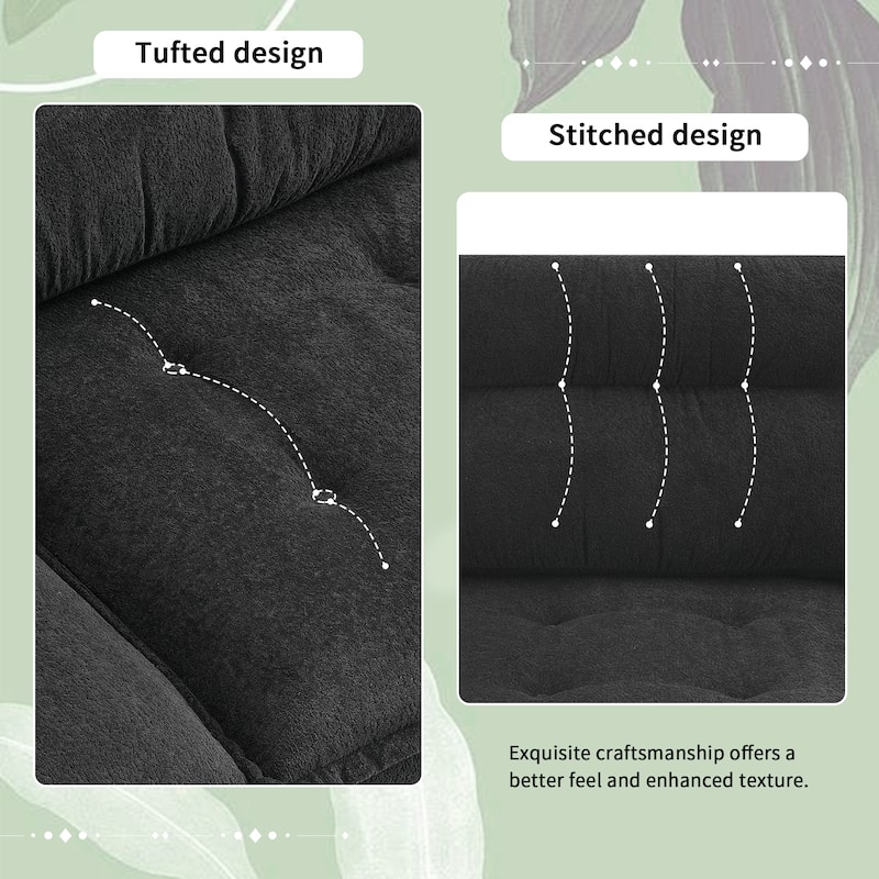 L shaped Convertible Sectional Sofa