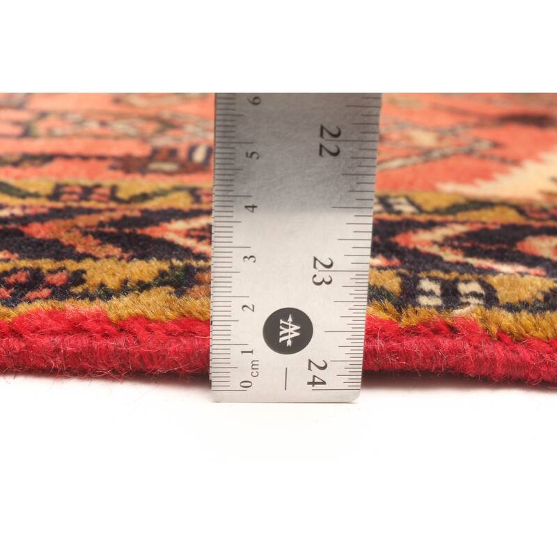 ECARPETGALLERY Hand-knotted Andelz Red Wool Rug - 2'5 x 8'0