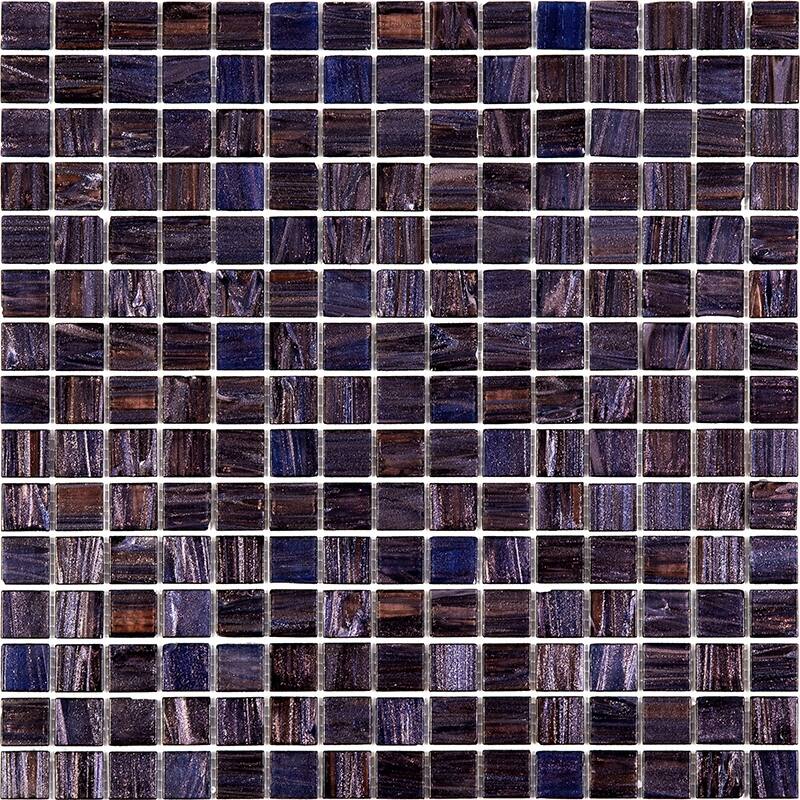 Apollo tile 12" x 12" Celestial Glossy Deep Indigo Blue Glass Tile (20 sq ft/case) - 20 Pack