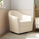 preview thumbnail 1 of 31, Little Seeds Gentle Swivel Curved Nursery Chair Ivory
