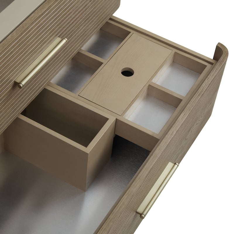 James Martin Vanities Lucian 36" Single Vanity, Pebble Oak