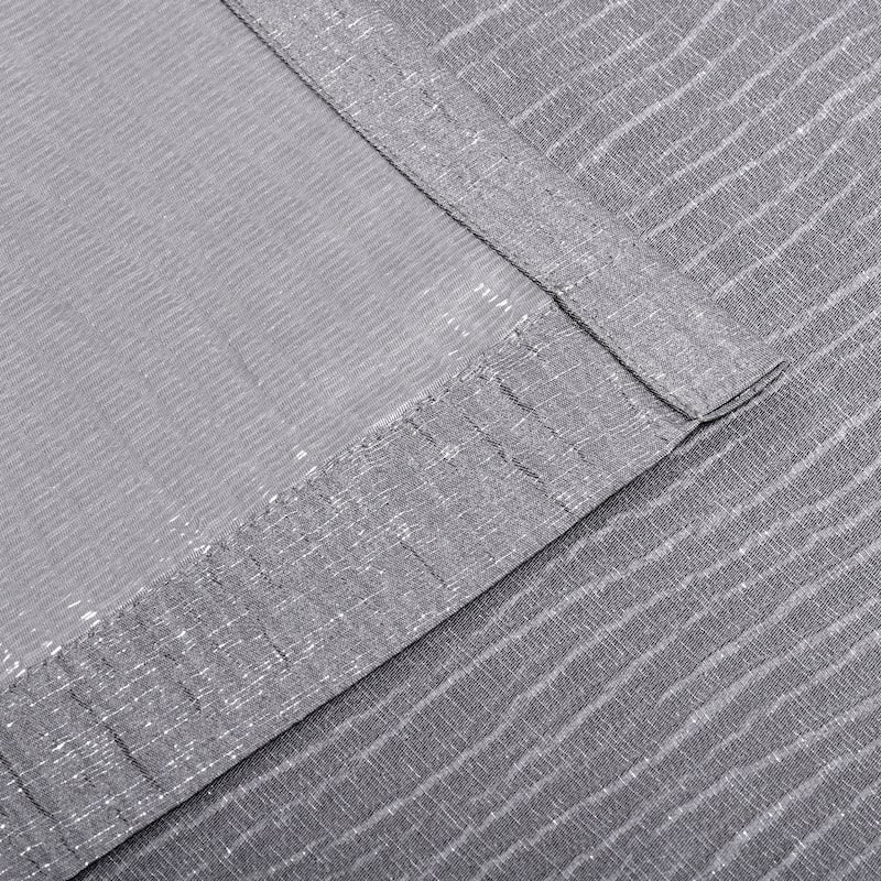 Superior Hebbe Cascade Jacquard Grommet Curtain Panel (Set of 2)