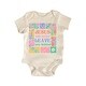 preview thumbnail 1 of 4, Will Never Behind Jesus Christian Religious God - Baby Boy Girl Clothes Bodysuit Blue - 0-3M