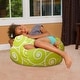preview thumbnail 8 of 8, Lime Scrolls and Swirls Bean Bag Chair Machine Washable Cover