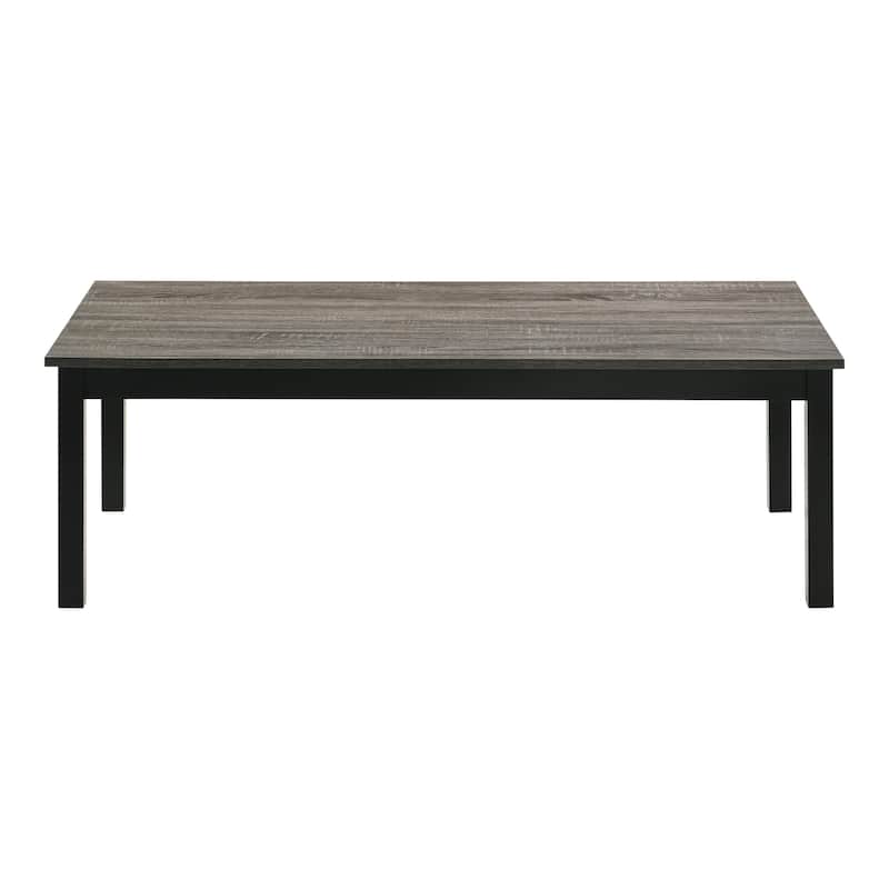 Furniture of America Sonnet Modern 3-Piece Wood Coffee Table Set with 2 End Tables