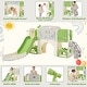 preview thumbnail 50 of 69, 11-in-1 Toddler Slide Playset - Kids Slide for Ages 1-3 with Basketball Hoop, Arch Tunnel, Telescope, and Toy Storage Organizer