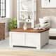 Option White/Rustic Oak