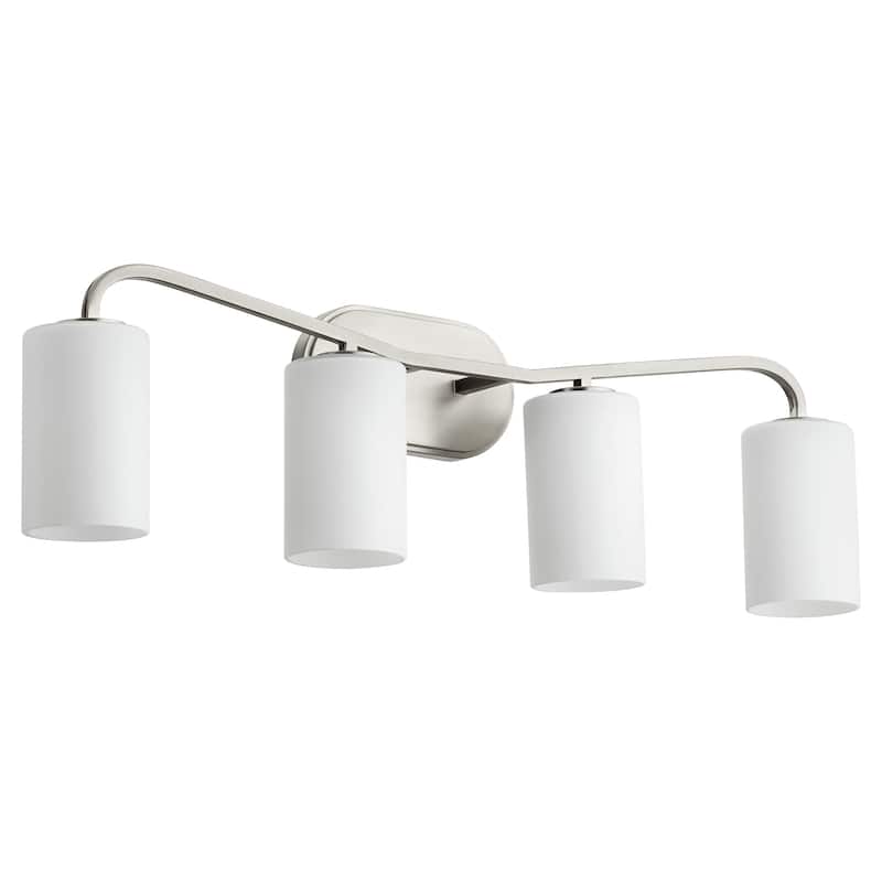 Quorum International 5307-4 Rutherford 4 Light 32" Wide Vanity Light - Satin Nickel
