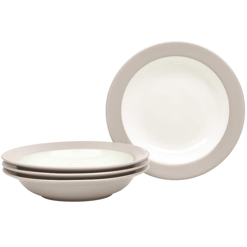 Noritake Colorwave Set Of 4 Pasta/Rim Soups, 8-1/2", 20 Oz. - Sand