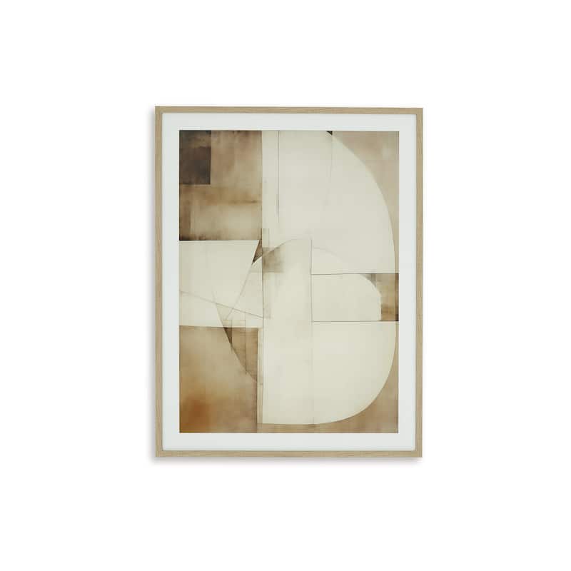 Signature Design by Ashley Corlain Brown/White Wall Art