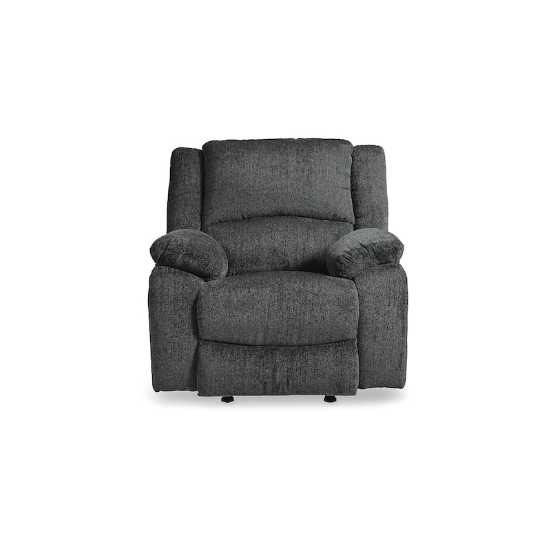 Draycoll Contemporary Rocker Recliner, Slate