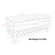 preview thumbnail 35 of 136, WYNDENHALL Essex 44 inch Wide Transitional Rectangle Ottoman Bench