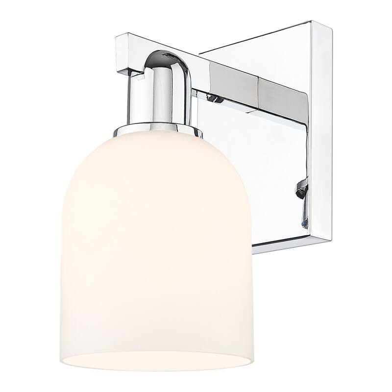 Innovations Lighting 716-1W-12-6 Bella Sconce Bella 12" Tall Wall - Polished Chrome / White