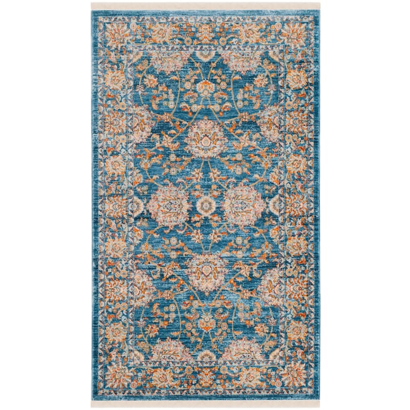 SAFAVIEH Vintage Persian Bernharda Traditional Oriental Rug - 2'6" x 4' - Turquoise/Multi