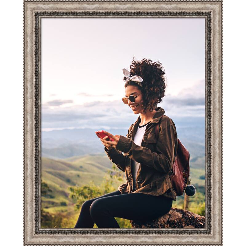 Lyla Ornate Silver Framed Picture Frame, Photo Frame - 22x28