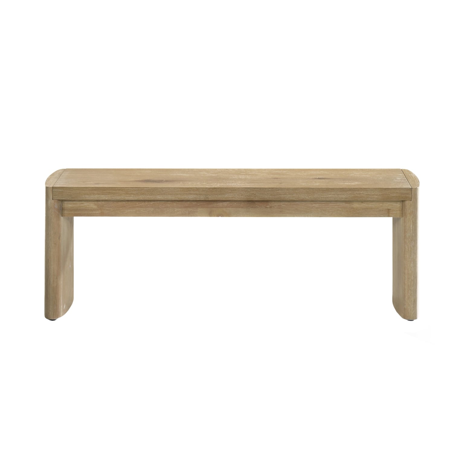 Wooden Oak Finish 50.5"W Dining Bench