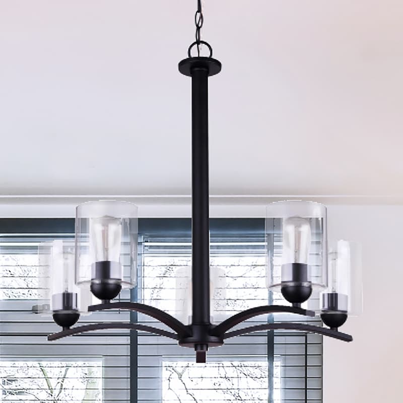 Hampton 5 light candelabra chrome ceiling fitting cheap